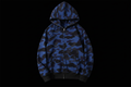 Blue camo zip-up jacket